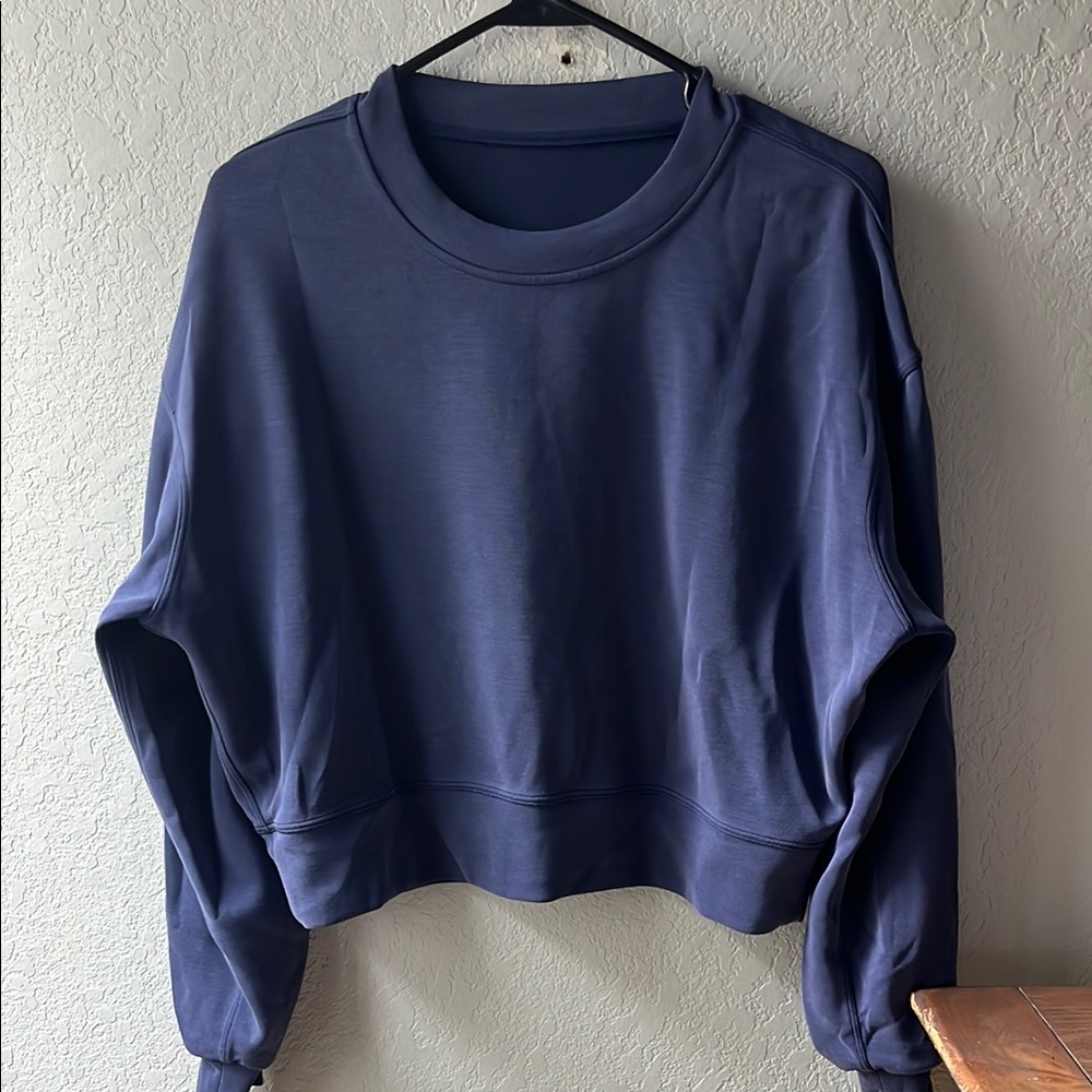 Lululemon Athletica Navy Sweatshirt softstream